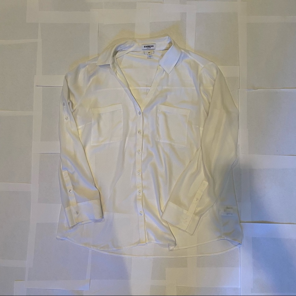 White button down shirt